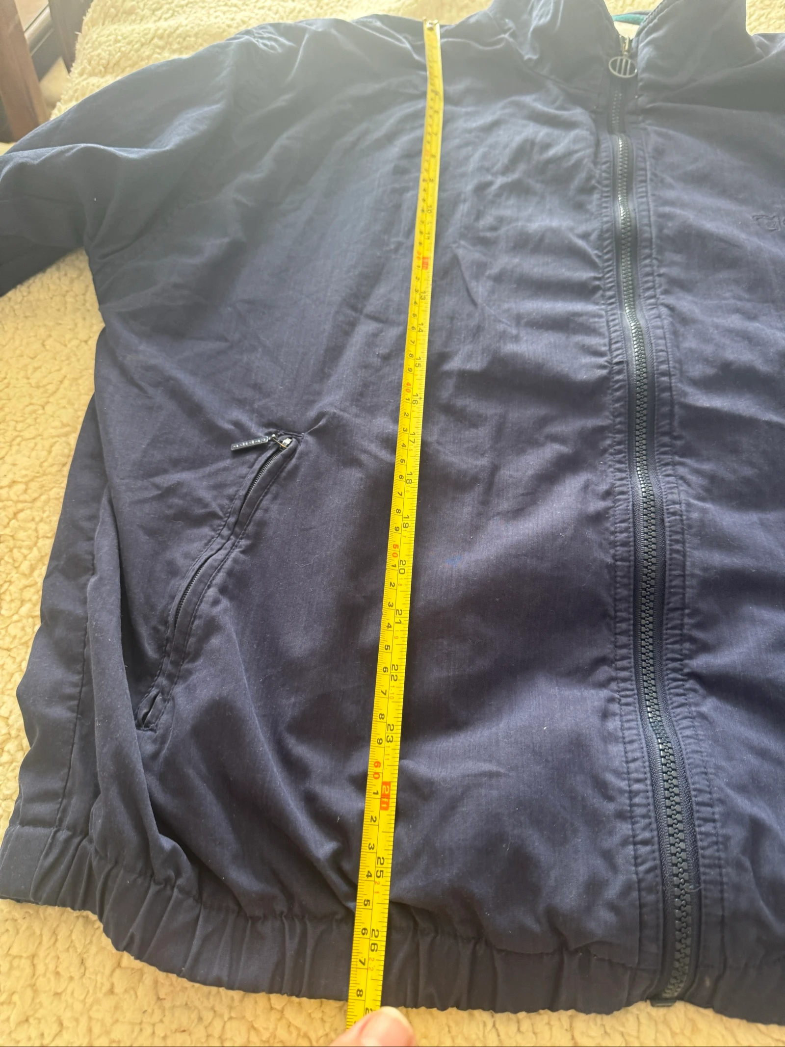 Adidas Originals Vintage Track Jacket Navy Blue Heren Maat L D6 F180 Y2K Retro 90s – photo 13